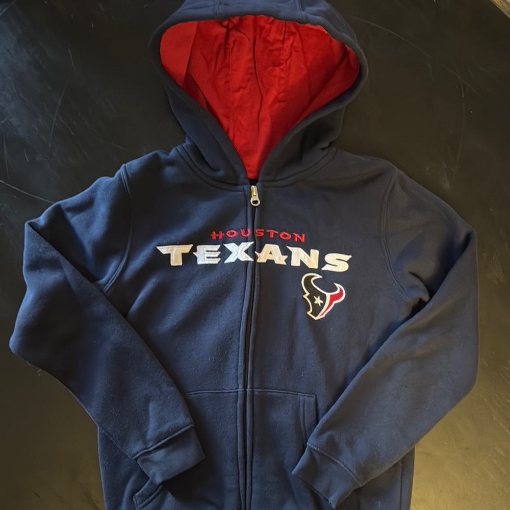 NFL Blue and Red Houston Texans Hoodie